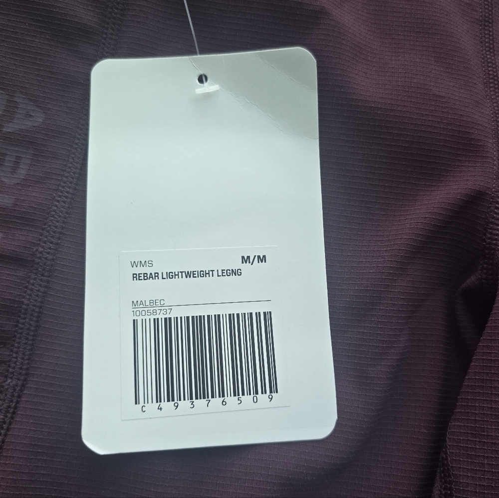 Ariat Rebar Lightweight Leggings In Malbec - Picture 7 of 7